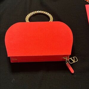Valentino Designer cosmetic bag with charms